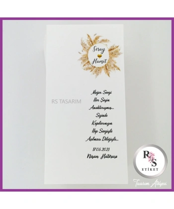 Makrome Anahtarlık İsim Kartı -rs153