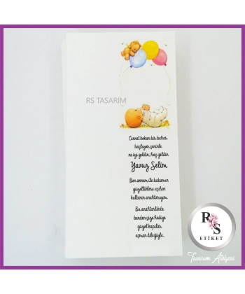 Makrome Anahtarlık İsim Kartı -rs156