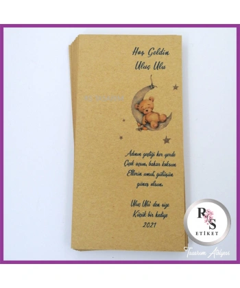 Makrome Anahtarlık İsim Kartı -rs157