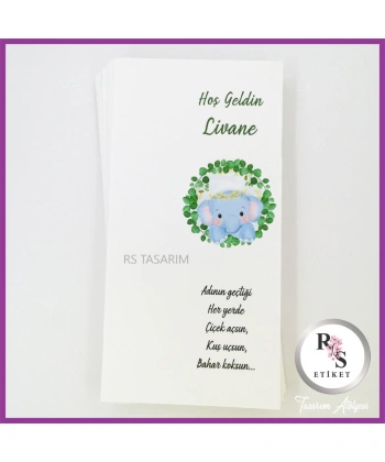 Makrome Anahtarlık İsim Kartı -rs162