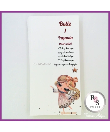 Makrome Anahtarlık İsim Kartı -rs163