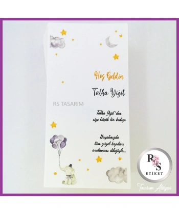 Makrome Anahtarlık İsim Kartı -rs165