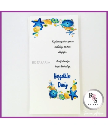 Makrome Anahtarlık İsim Kartı -rs166