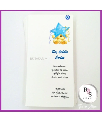 Makrome Anahtarlık İsim Kartı -rs168