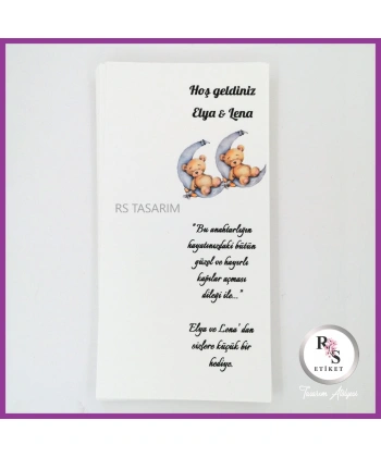 Makrome Anahtarlık İsim Kartı -rs173