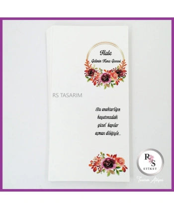 Makrome Anahtarlık İsim Kartı -rs180