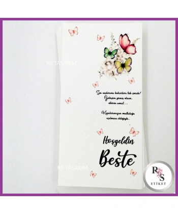 Makrome Anahtarlık İsim Kartı -rs187a