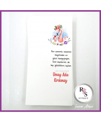 Makrome Anahtarlık İsim Kartı -rs193