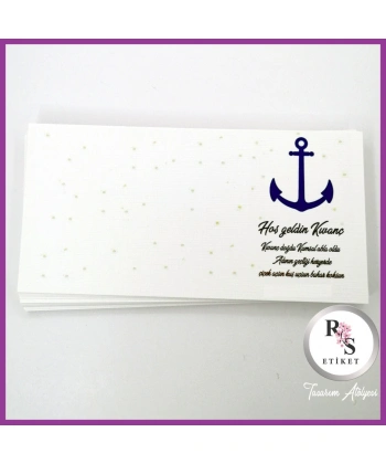 Makrome Anahtarlık İsim Kartı -rs194