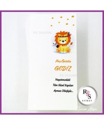 Makrome Anahtarlık İsim Kartı -rs195