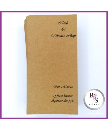 Makrome Anahtarlık İsim Kartı -rs215