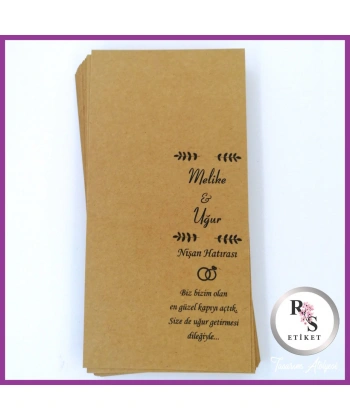 Makrome Anahtarlık İsim Kartı -rs216