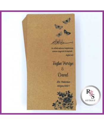 Makrome Anahtarlık İsim Kartı -rs218