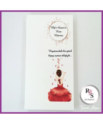 Makrome Anahtarlık İsim Kartı-rs221