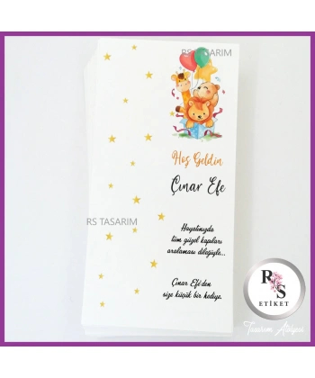 Makrome Anahtarlık İsim Kartı -rs301