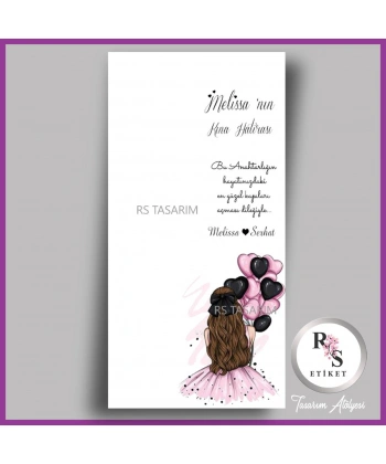 Makrome Anahtarlık İsim Kartı -rs321