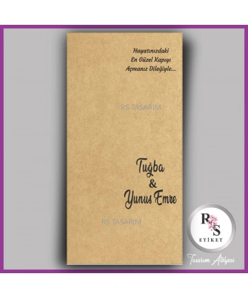 Makrome Anahtarlık İsim Kartı -rs324