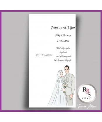 Makrome Anahtarlık İsim Kartı -rs326