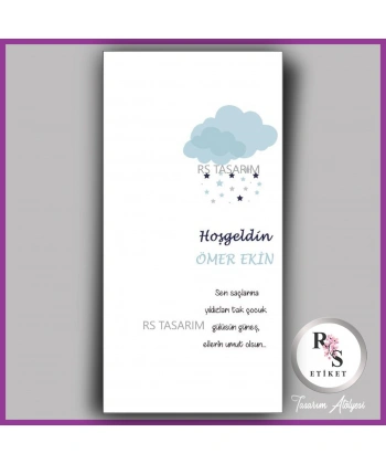 Makrome Anahtarlık İsim Kartı -rs334