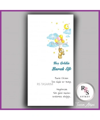 Makrome Anahtarlık İsim Kartı -rs338