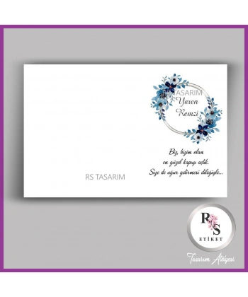 Makrome Anahtarlık İsim Kartı -rs344