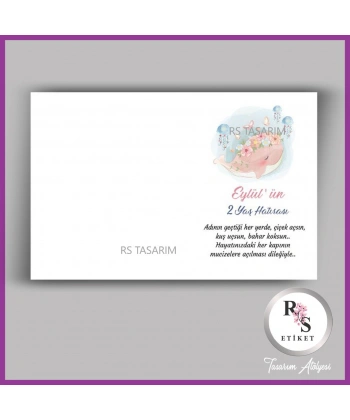 Makrome Anahtarlık İsim Kartı -rs346