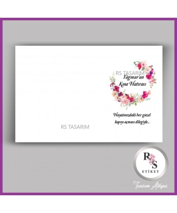 Makrome Anahtarlık İsim Kartı -rs350