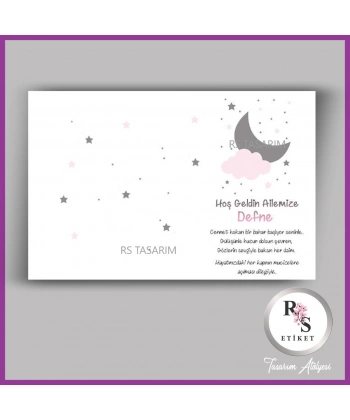 Makrome Anahtarlık İsim Kartı -rs351