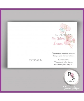 Makrome Anahtarlık İsim Kartı -rs352