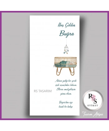 Makrome Anahtarlık İsim Kartı -rs361