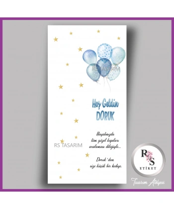 Makrome Anahtarlık İsim Kartı -rs362