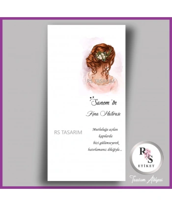 Makrome Anahtarlık İsim Kartı -rs363