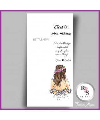 Makrome Anahtarlık İsim Kartı -rs365