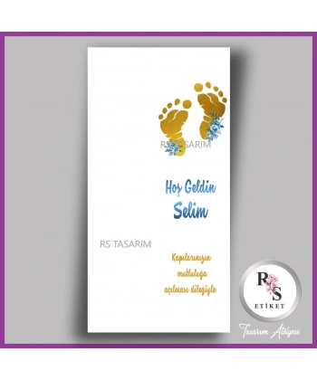 Makrome Anahtarlık İsim Kartı -rs369