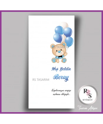 Makrome Anahtarlık İsim Kartı -rs370