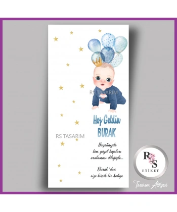 Makrome Anahtarlık İsim Kartı -rs374