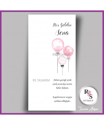 Makrome Anahtarlık İsim Kartı -rs375