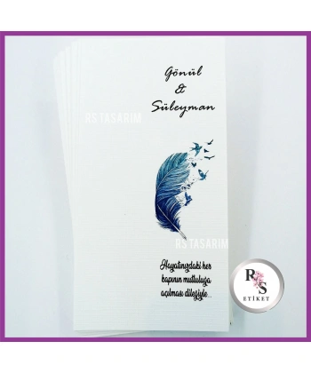 Makrome Anahtarlık İsim Kartı -rs66