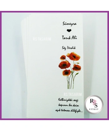 Makrome Anahtarlık İsim Kartı -rs67