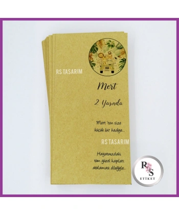 Makrome Anahtarlık İsim Kartı -rs70