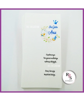 Makrome Anahtarlık İsim Kartı -rs74