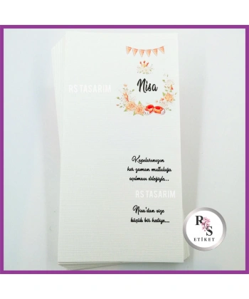 Makrome Anahtarlık İsim Kartı -rs75