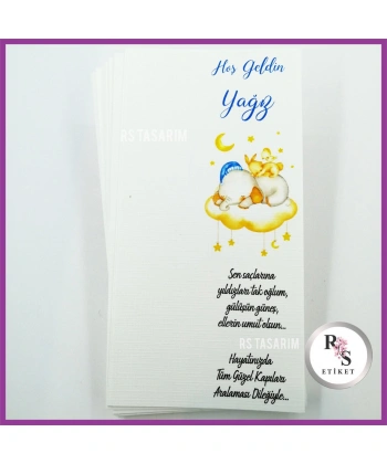 Makrome Anahtarlık İsim Kartı -rs78