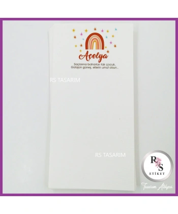 Makrome Yaprak Model Anahtarlık İsim Kartı - Kart -rs116