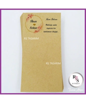 Makrome Yaprak Model Anahtarlık İsim Kartı -rs124