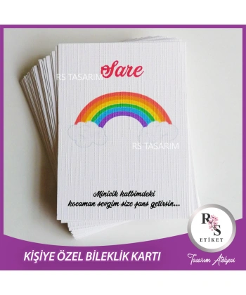 Şans Bileklik İsim Kartı -BK006