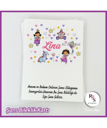 Şans Bileklik İsim Kartı -BK017