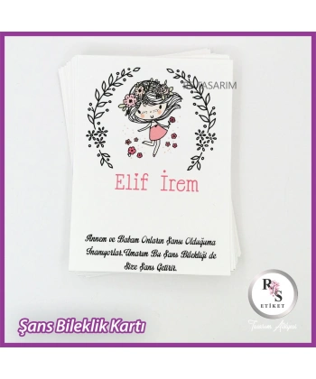 Şans Bileklik İsim Kartı -BK020