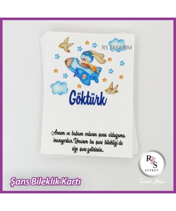 Şans Bileklik İsim Kartı -BK021