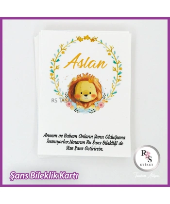 Şans Bileklik İsim Kartı -BK024